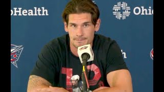 Sean Monahan Talks About Losing Johnny Gaudreau [upl. by Winston]