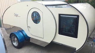 Gidget Teardrop Camper with slideout system for extra space [upl. by Chaney844]