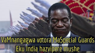 VaMnangagwa votora MaPrivate Guards Eku India hazvipere mushe inzwai Nero Pfeka suit wave pedyo🇿🇼👣👣 [upl. by Peppel269]