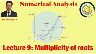 Numerical Analysis Lecture 9 Multiplicity of roots [upl. by Ellehctim]