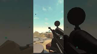 Getting a noscope kill with the Hecate II sniper rifle in Phantom Forces shorts phantomforces [upl. by Mirabella]