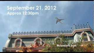 Shuttle Endeavour flies over Disneyland September 21 2012 [upl. by Jamieson]