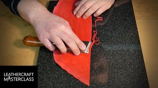 Blanchard Skiving Knife Edge Retention Test Leathercraft Masterclass [upl. by Tugman]