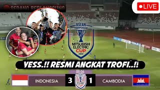 🔴YESS ALHAMDULILLAH  INDONESIA 3 VS KAMBOJA 1  INDONESIA JUARA PIALA AFF 2024 WANITA [upl. by Siberson24]