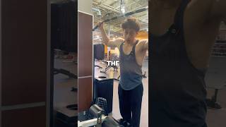 Perfect your lat pulldowns🔥 ytshorts short fitness gym fit back biceps triceps trending [upl. by Corey]