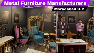 Metal Furniture Biggest Manufacturers Moradabad Hotel Restaurant amp Banquet Furniture Wholesalers [upl. by Yemac807]