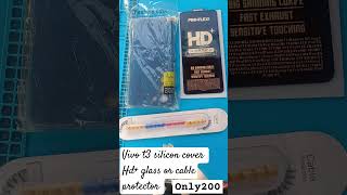 Mobile cover hd glass cable protector only 200 location gijaba manyam dist [upl. by Nymzaj]