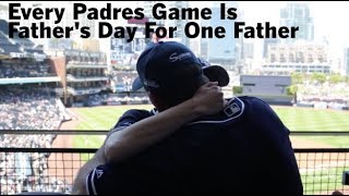 Every Padres Game Is Fathers Day For One Father  San Diego UnionTribune [upl. by Aekim309]