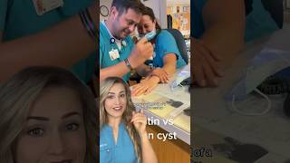 Doctor reacts slapping a cyst [upl. by Enyrhtac107]