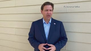 Florida Governor Ron DeSantis responds to Florida shooting calls shooter quotscumbagquot [upl. by Nyledaj]