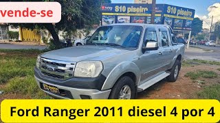 VENDESE Ford Ranger xlt Diesel 4 por 4 completa 30 ano 2011aceita trocaranger2011 [upl. by Bessy408]