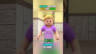 Jealous Brother Runs Away From Home 🏡  Roblox Animation  Just Enderman [upl. by Priscella]