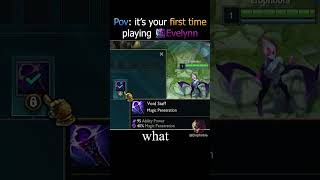 Evelynn Voice Lines are Something Else leagueoflegends leagueoflegendsmemes lolmemes gaming [upl. by Zanas283]