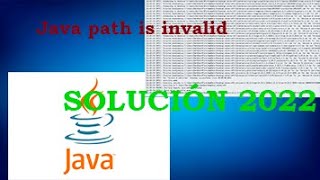 SOLUCIÓN SKLAUNCHER JAVA PATH IS INVALID 2022CUALQUIER OTRO LAUNCHER [upl. by Meehahs602]