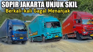 BerkaliKali Gagal Menanjak‼️Sopir Jakarta Unjuk Skil [upl. by Areval]