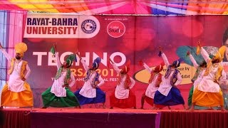 BHANGRA  RAYAT amp BAHRA MOHALI BTech  Techno Virsa 2017 HD [upl. by Peppi778]