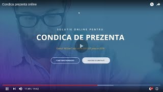 Condica prezenta online [upl. by Assiron421]