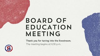 Board of Education Work Session  81424 [upl. by Ellohcin]