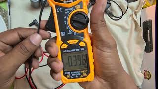 Ingco acdc clamp meter test review [upl. by Goulet]