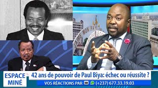 42 ANS DE POUVOIR DE PAUL BIYA  ÉCHEC OU RÉUSSITE  ESPACE MINE DU 06 NOVEMBRE 2024 [upl. by Eulalee281]