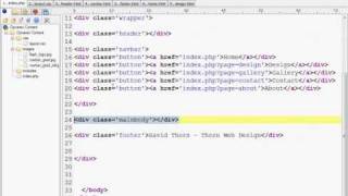 PHP Tutorials  Dynamic HTML Web pages using PHP  Part 2 [upl. by Renckens226]