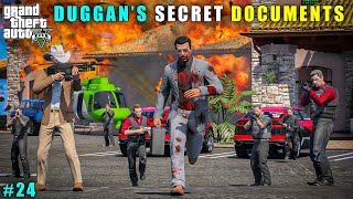 GTA 5  STEALING SECRET DOCUMENTS FROM DUGGAN BOSS  GAMEPLAY 24 [upl. by Adnwahs]