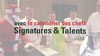 Calendrier des chefs Signatures amp Talents 2018 [upl. by Dagna]