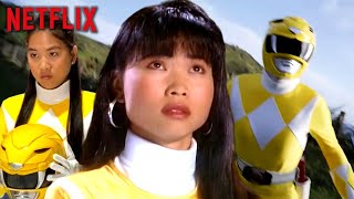 YELLOW RANGER Deleted Scene In POWER RANGERS ONCE AND ALWAYS  Netflix [upl. by Haliehs]