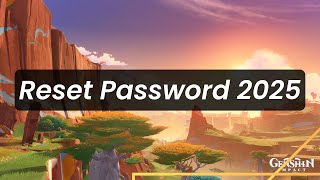 How to reset your password in genshin impact  2025 [upl. by Nordna]