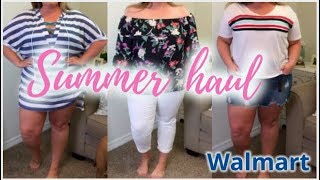 SUMMER PLUS TRYON HAUL  Walmart edition  Taren Denise [upl. by Ladew]