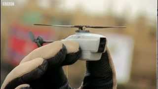 British Armys Black Hornet Nano UAV  BBC News [upl. by Ynnaj619]