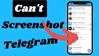 telegram cant take screenshot [upl. by Tertius]