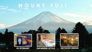 Japan Ryokan  Onsen Tour with Mount Fuji View 🏔️ Hotel Ooike Kawaguchiko [upl. by Fredia]