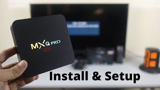 MXQ Pro Android TV Box  How to Install and Setup with Samsung TV [upl. by Winnie693]