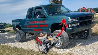 1996 SILVERADO BUILD part 1 Engine makeover [upl. by Wiley714]