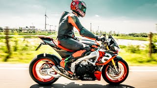 Aprilia Tuono V4 1100 Factory 2021 SC Project Exhaust Sound [upl. by Olympia]