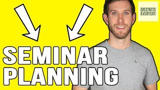 How to Plan a Seminar [upl. by Droffats]