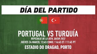 Portugal vs Turquía Eliminatorias UEFA [upl. by Enomed]