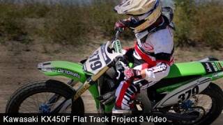 MotoUSA Kawasaki KX450F Flat Track Project 3 [upl. by Trista]