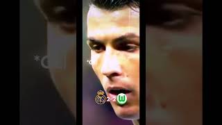 Real Madrid Vs Wolfsburg 2016 ronaldo edit cristiano cristianoronaldo viralvideo fypシ゚viral [upl. by Gerta]