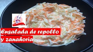 ENSALADA de repollo y zanahoria [upl. by Kym839]