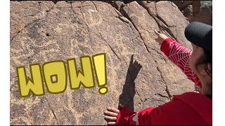 Native American Petroglyphs in Arizona  Ancient Rock Art petroglyphs [upl. by Ramak380]