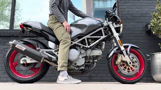 2002 Ducati Monster 750S “Senna” w Giannelli exhaust [upl. by Ilwain]