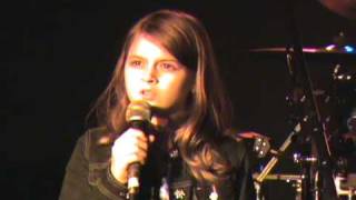 Incredible 9yr old Alana Springsteen sings the National Anthemwmv [upl. by Arodnahs]