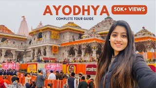 Ayodhya Ram Mandir Darshan  AZ Ayodhya Tour Guide  Places to Visit amp Eat  Stay Heena Bhatia [upl. by Slavin]