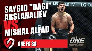 ONE Championship Saygid Dagi Arslanaliev vs Mishal Alfad ONE FC 38 [upl. by Gunter]