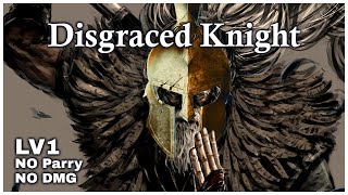 Dual Sword vs Disgraced Knight ◤LV1 No Parry No Damage◢ [upl. by Nairdna]