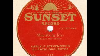 Carlyle Stevensons El Patio Orch quotMilenberg Joysquot 1925 [upl. by Ellimaj]