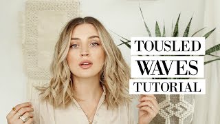 The PERFECT Tousled Loose Waves HAIR TUTORIAL [upl. by Roleat]