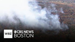 Meteorologists talk smoky wildfires in Massachusetts and potential for recordsetting Halloween [upl. by Nywnorb]